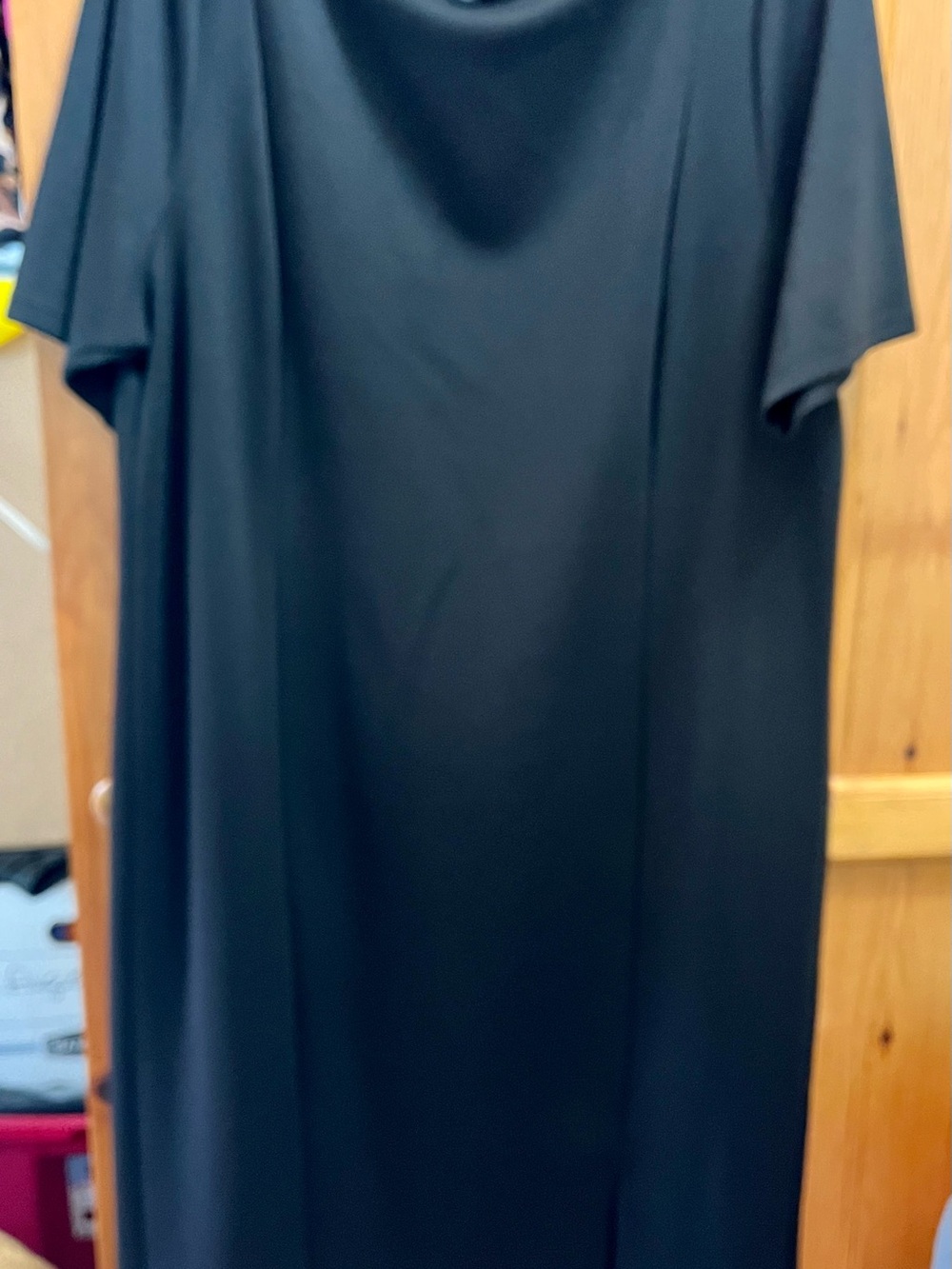 torrid Black Midi Dress with Short Sleeves